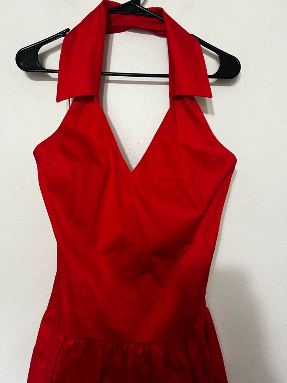 Maeve Halter Drop-Waist Mini Dress By Anthropologie Women size XL - Picture 4 of 10